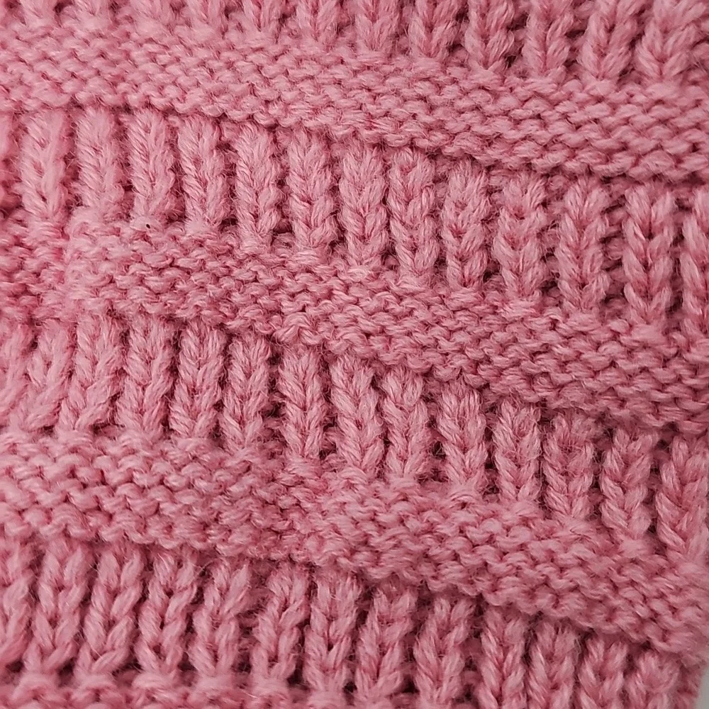 Soft Pink Knit Feminine Winter Outerwear Gloves‎ Coquette Girl Feminine Warm